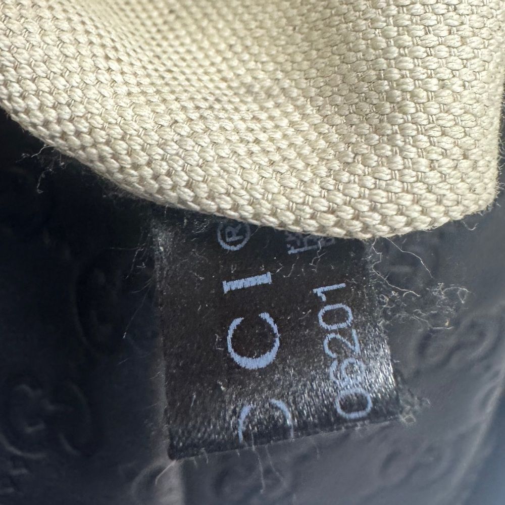 GUCCI Black Guccisima Leather Sukey 2way Satchel Bag Auth - Picture 16 of 16